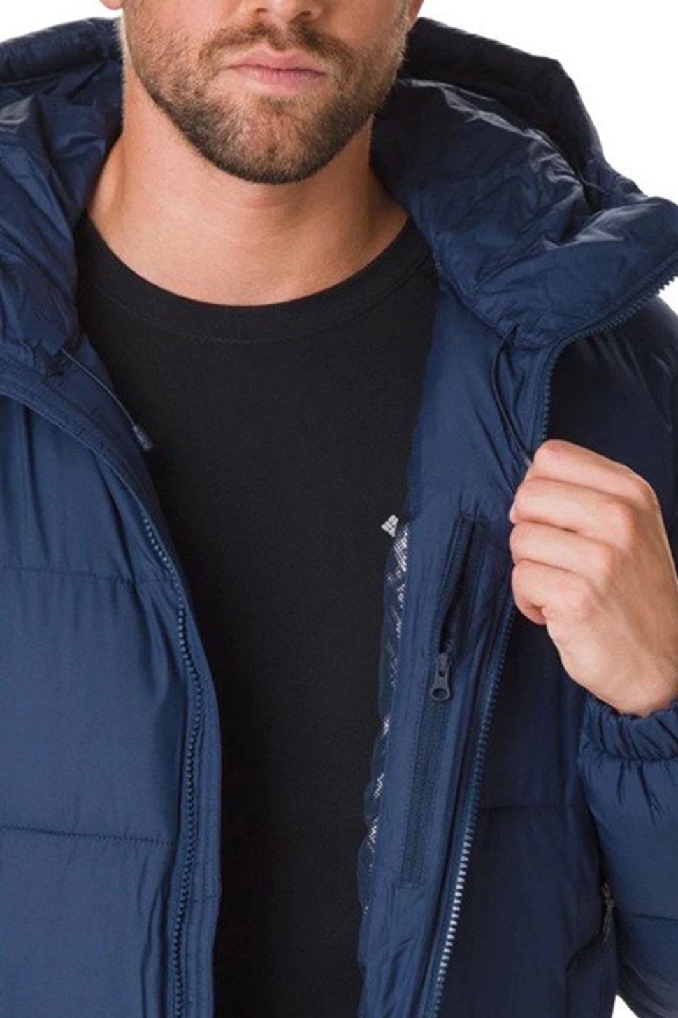 Куртка чоловіча Columbia  PIKE LAKE™ HOODED JACKET  темно-синя 1738032-464 — фото 4