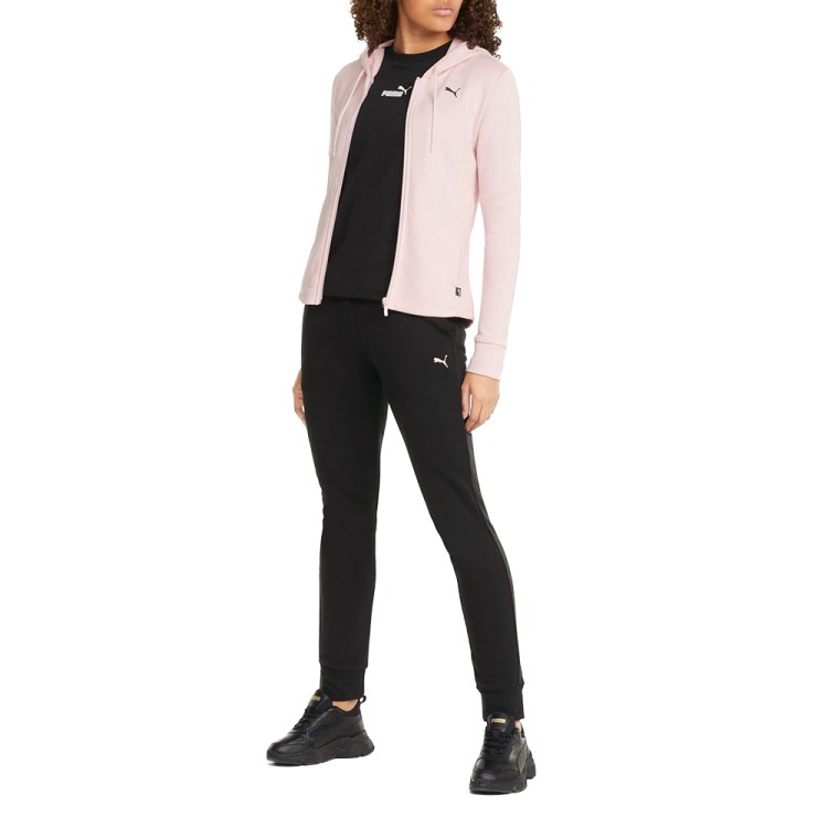 Костюм жіночий Puma Classic Hooded Sweat Suit рожевий 84712916 изображение 1