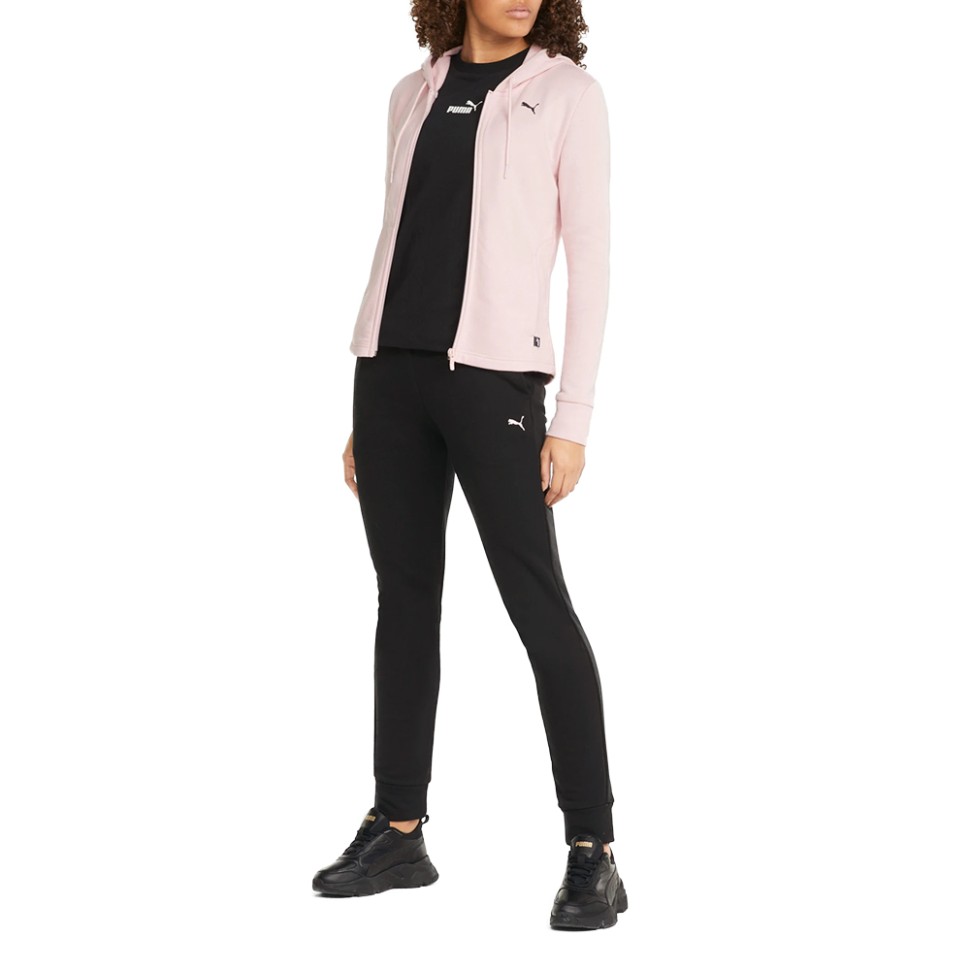 Костюм жіночий Puma Classic Hooded Sweat Suit рожевий 84712916 изображение 1