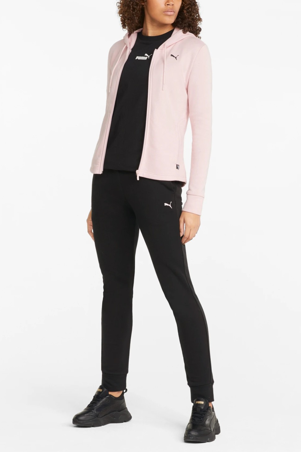 Костюм жіночий Puma Classic Hooded Sweat Suit рожевий 84712916 — фото 2