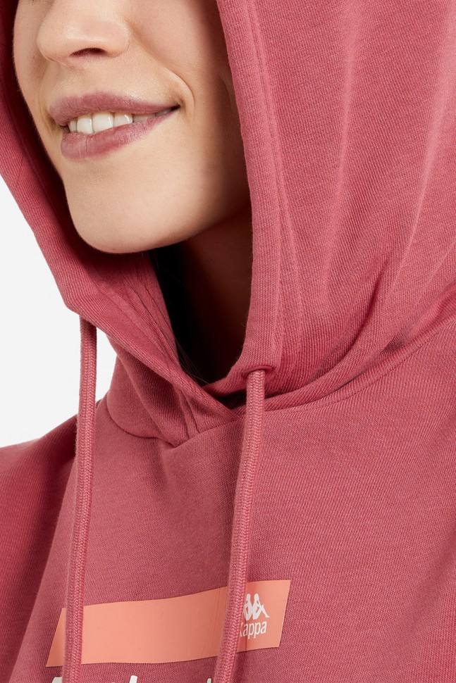 Толстовка женская Kappa Hoodie  Розовый 113427-CK изображение 3