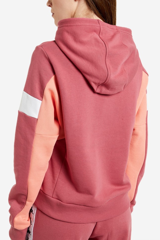 Толстовка женская Kappa Hoodie  Розовый 113427-CK изображение 4