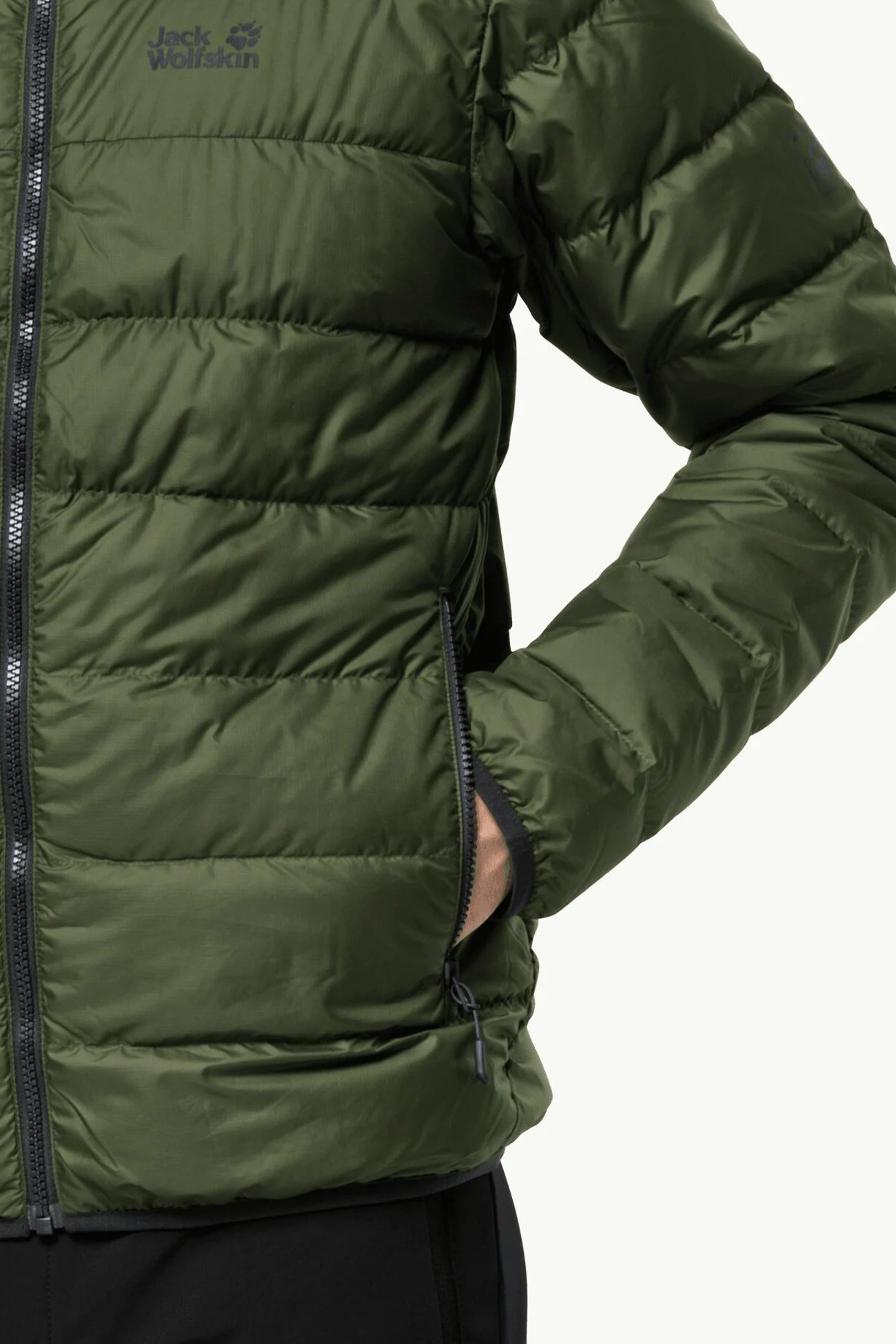 Куртка мужская Jack Wolfskin HELIUM MEN зеленая 1200573-4129 изображение 4