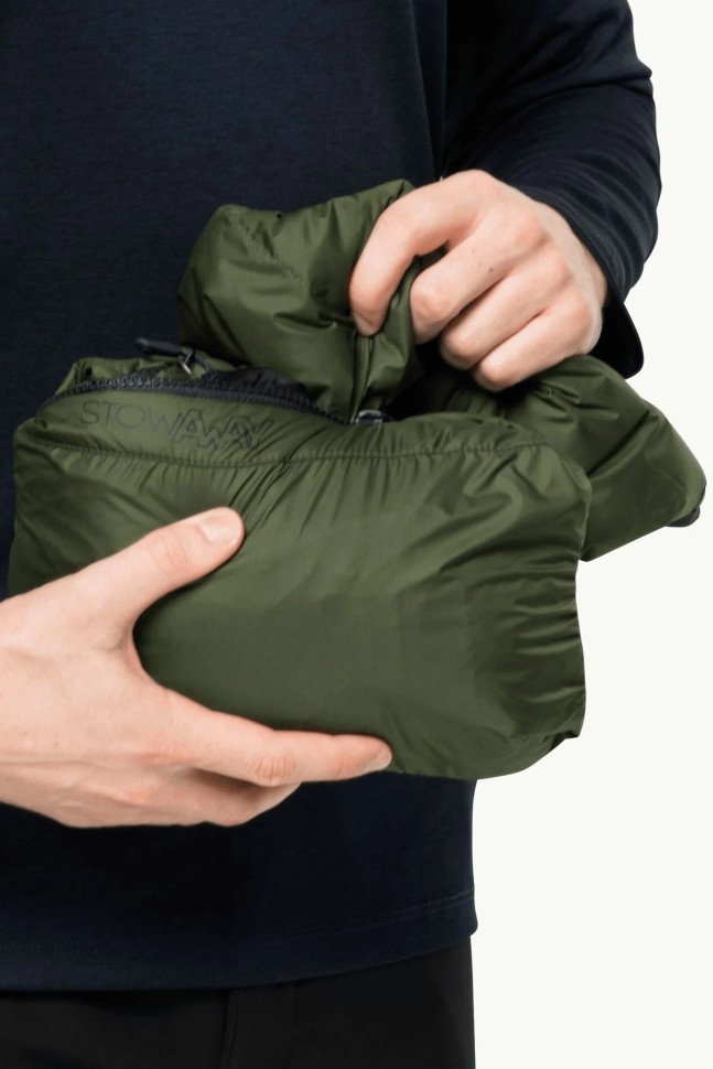Куртка мужская Jack Wolfskin HELIUM MEN зеленая 1200573-4129 изображение 5