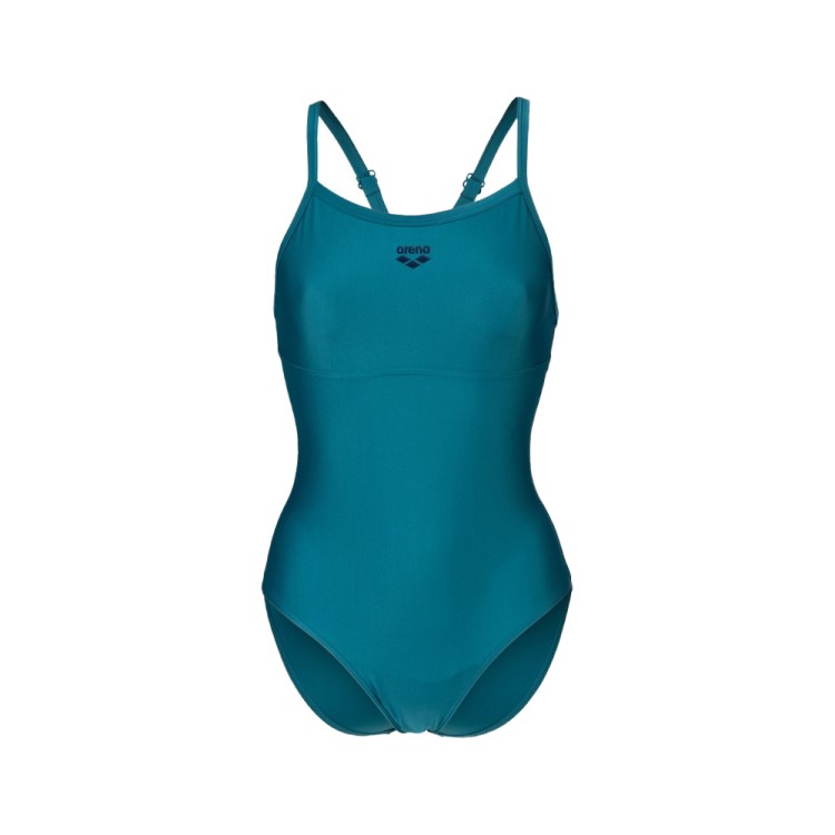 Купальник женский Arena SOLID LIGHTDROP BACK B зеленый 005909-600 изображение 1