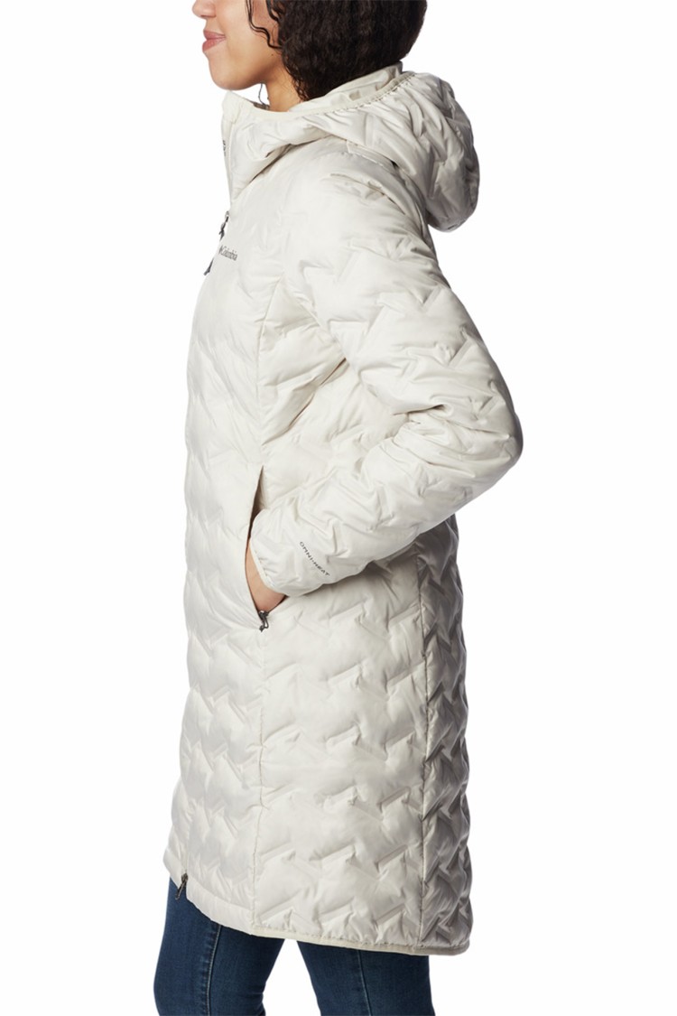 Куртка женская Columbia Delta Ridge™ Long Down Jacket бежевая 1909251-278 изображение 3