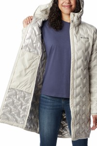 Куртка женская Columbia Delta Ridge™ Long Down Jacket бежевая 1909251-278 изображение 4