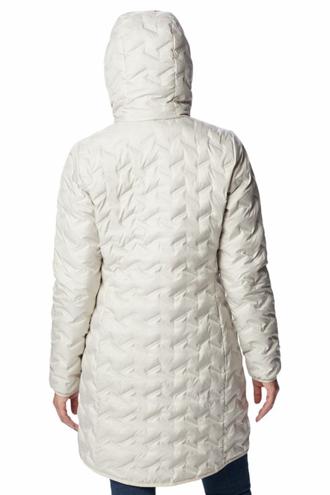 Куртка женская Columbia Delta Ridge™ Long Down Jacket бежевая 1909251-278 изображение 5