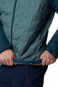 Куртка чоловіча Columbia Grand Trek™ II Down Hooded Jacket бірюзова 2008291-346 изображение 6