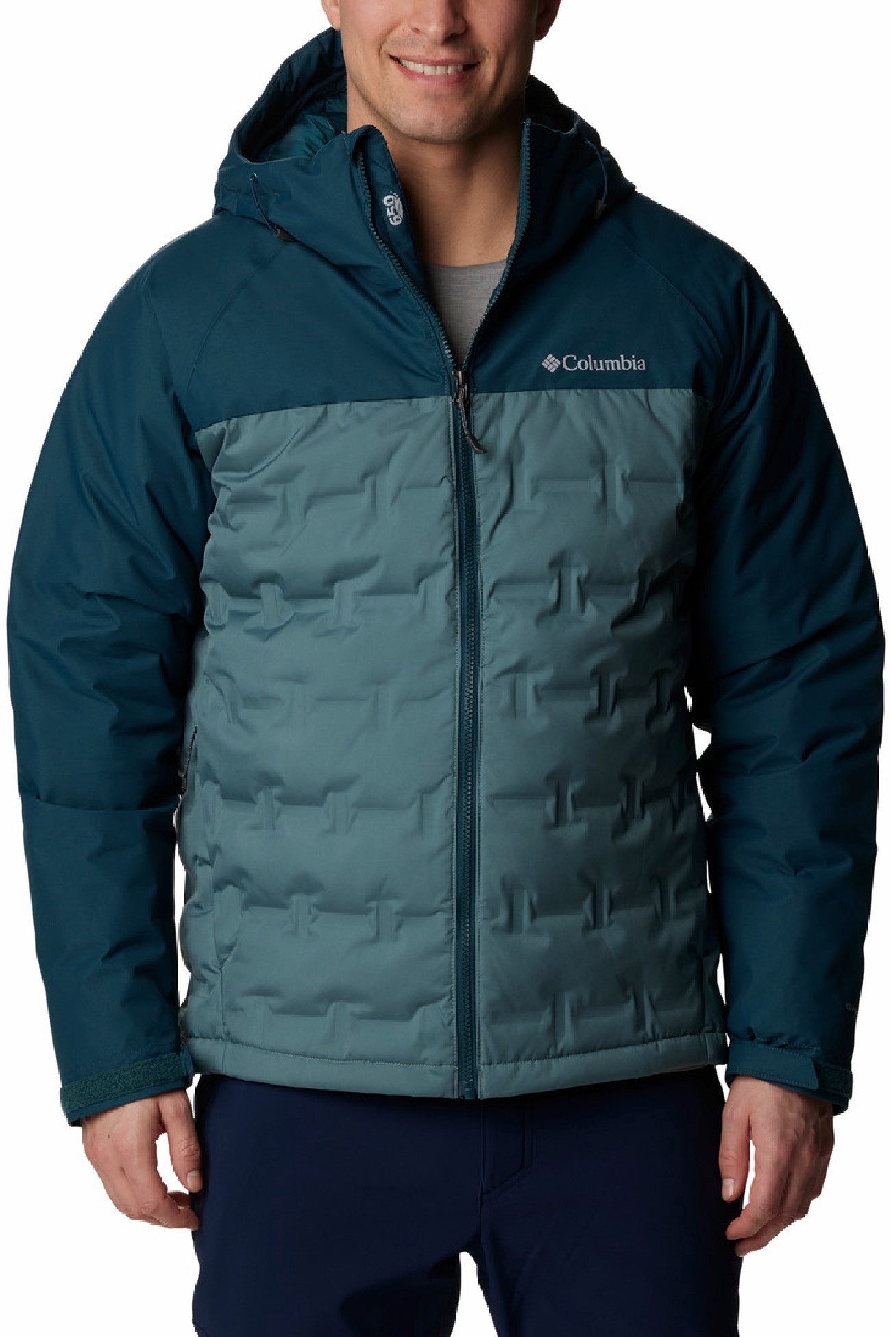 Куртка мужская Columbia Grand Trek™ II Down Hooded Jacket бирюзовая 2008291-346 изображение 9