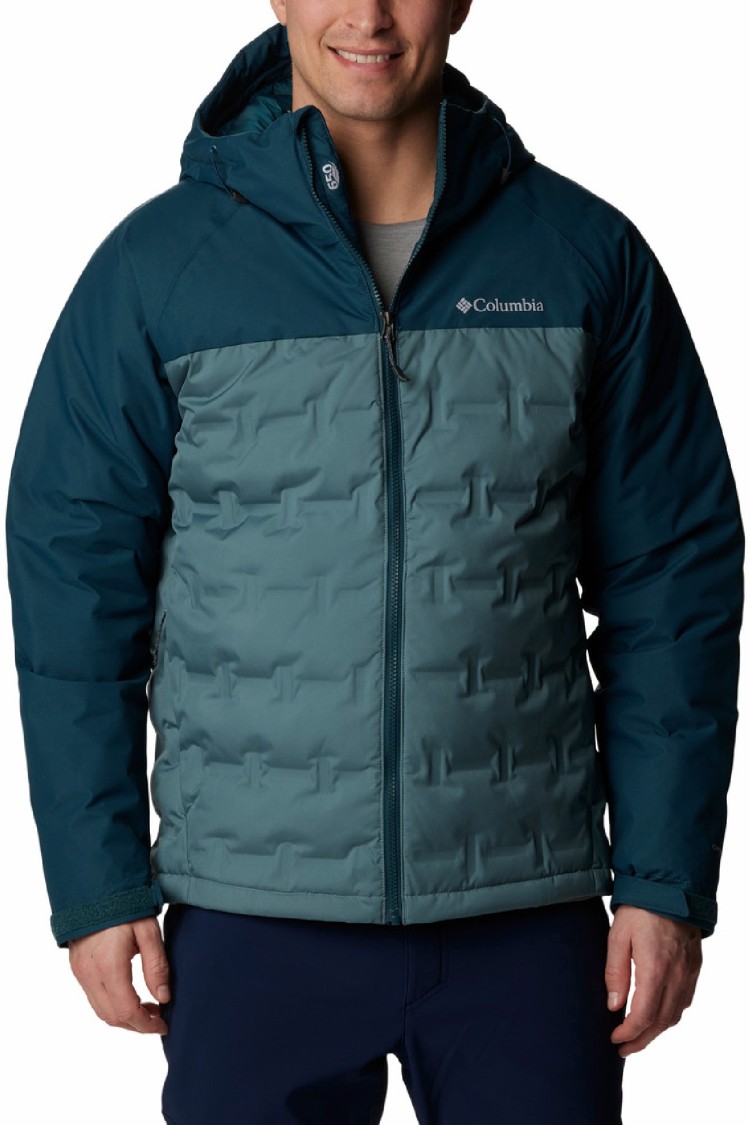 Куртка чоловіча Columbia Grand Trek™ II Down Hooded Jacket бірюзова 2008291-346 изображение 9