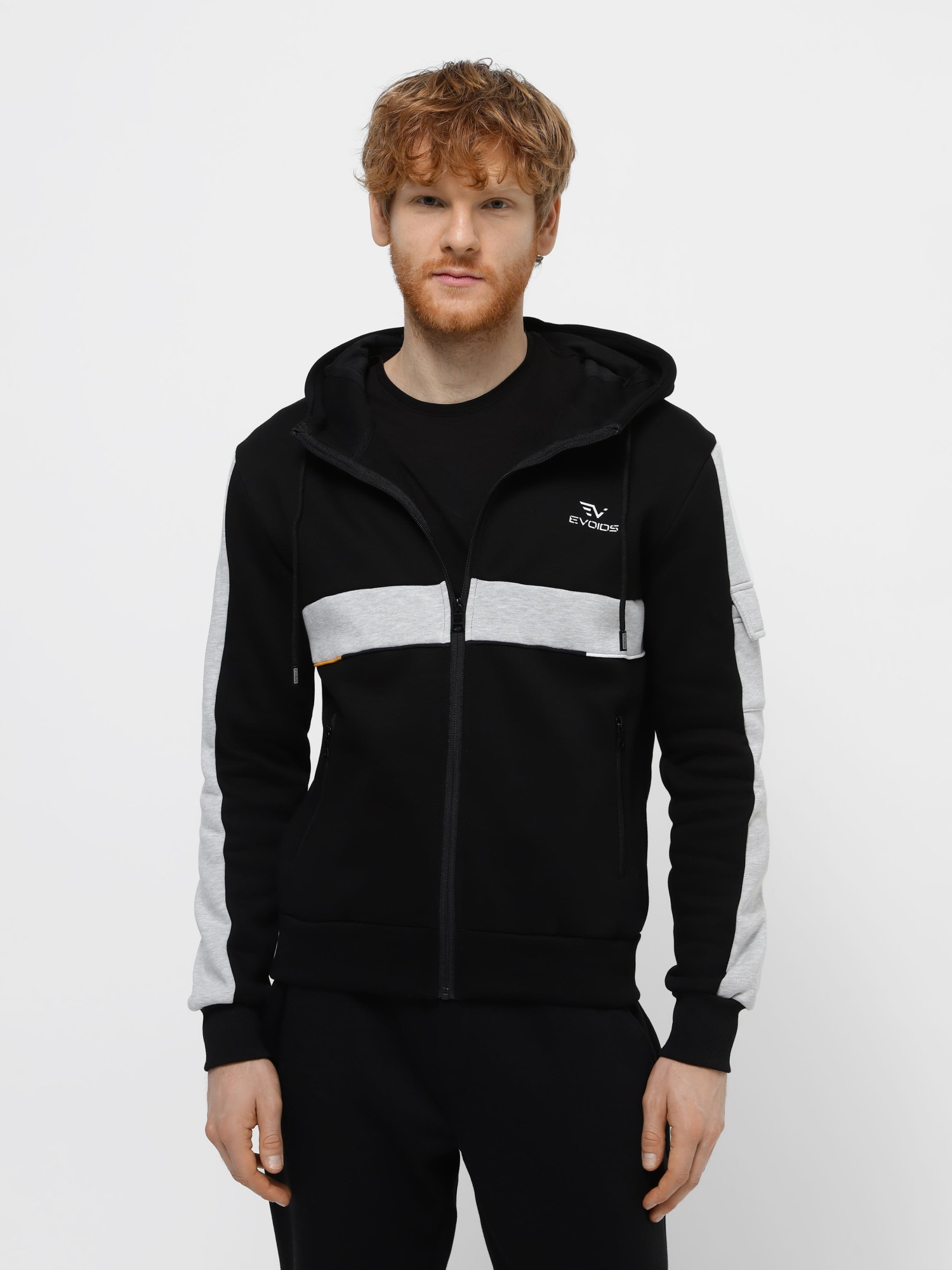 Толстовка мужская Evoids Giverny черная 552407-010 изображение 2