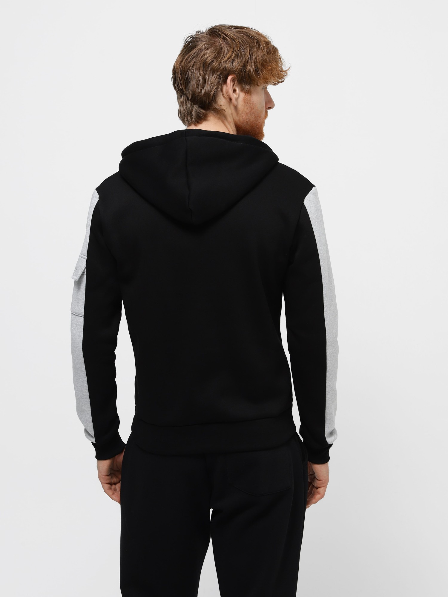 Толстовка мужская Evoids Giverny черная 552407-010 изображение 3