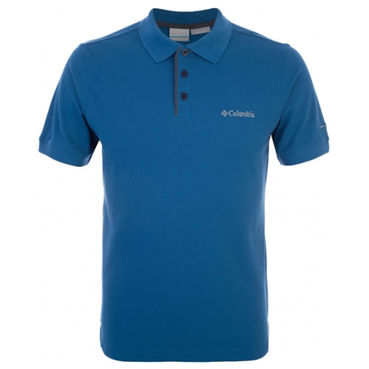 Футболка мужская Columbia Tricou polo Range синяя 1713841-483 изображение 1