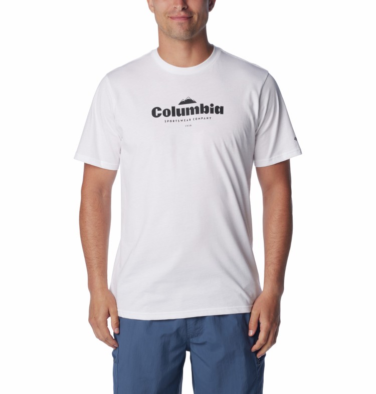 Футболка мужская Columbia CSC™ SEASONAL LOGO TEE белая 1991031-105