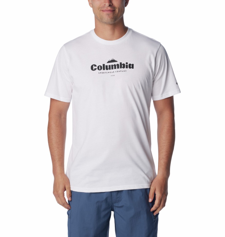 Футболка чоловіча Columbia CSC™ SEASONAL LOGO TEE біла 1991031-105 изображение 1
