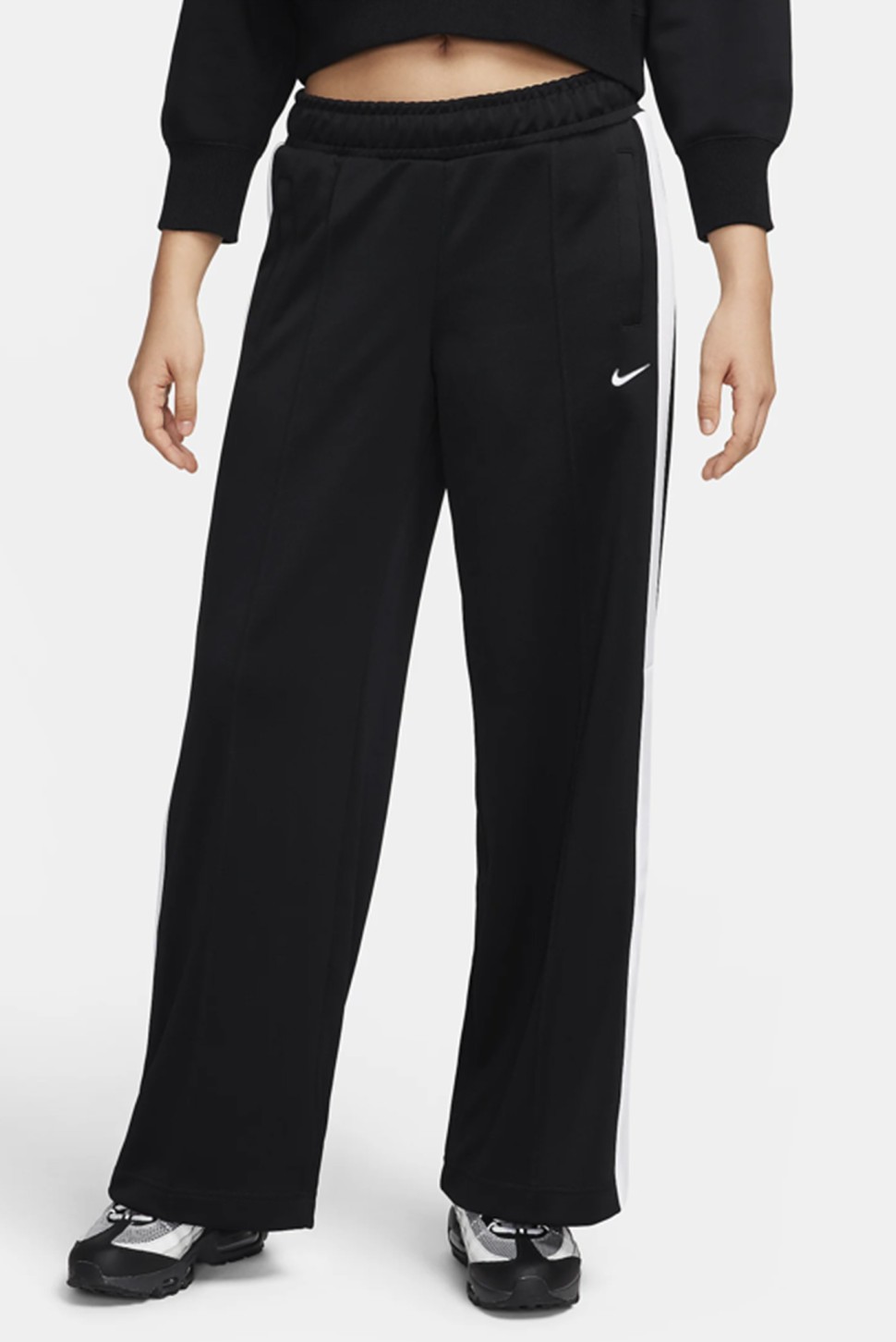 Штани жіночі Nike W NSW PK PANT SW чорні FZ7279-010 — фото 2