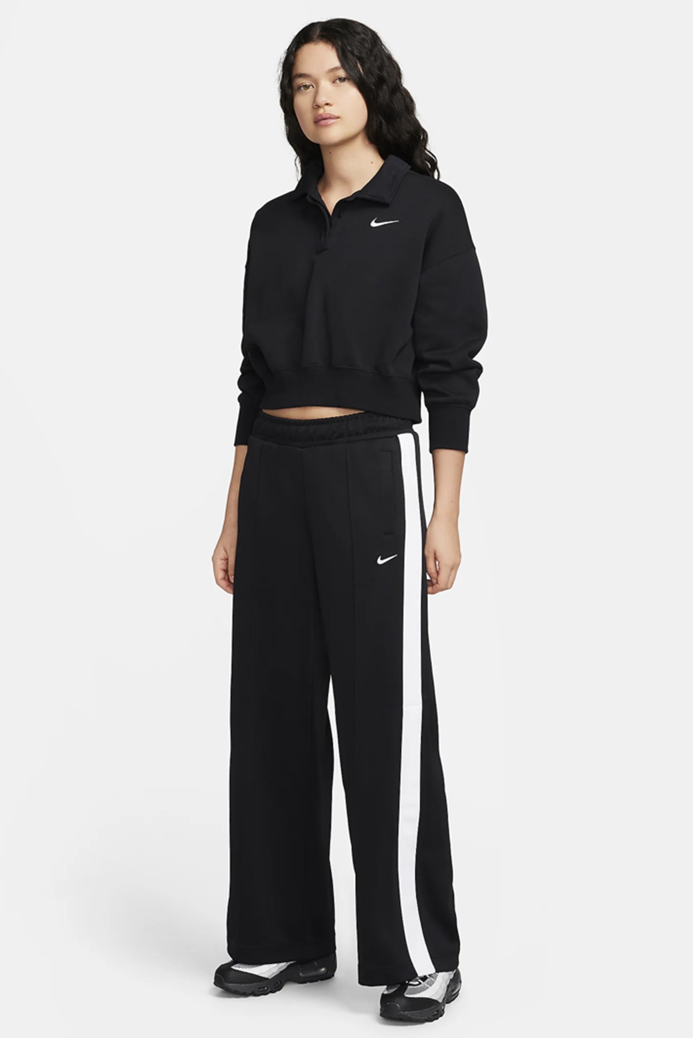 Брюки женские Nike W NSW PK PANT SW черные FZ7279-010 изображение 5
