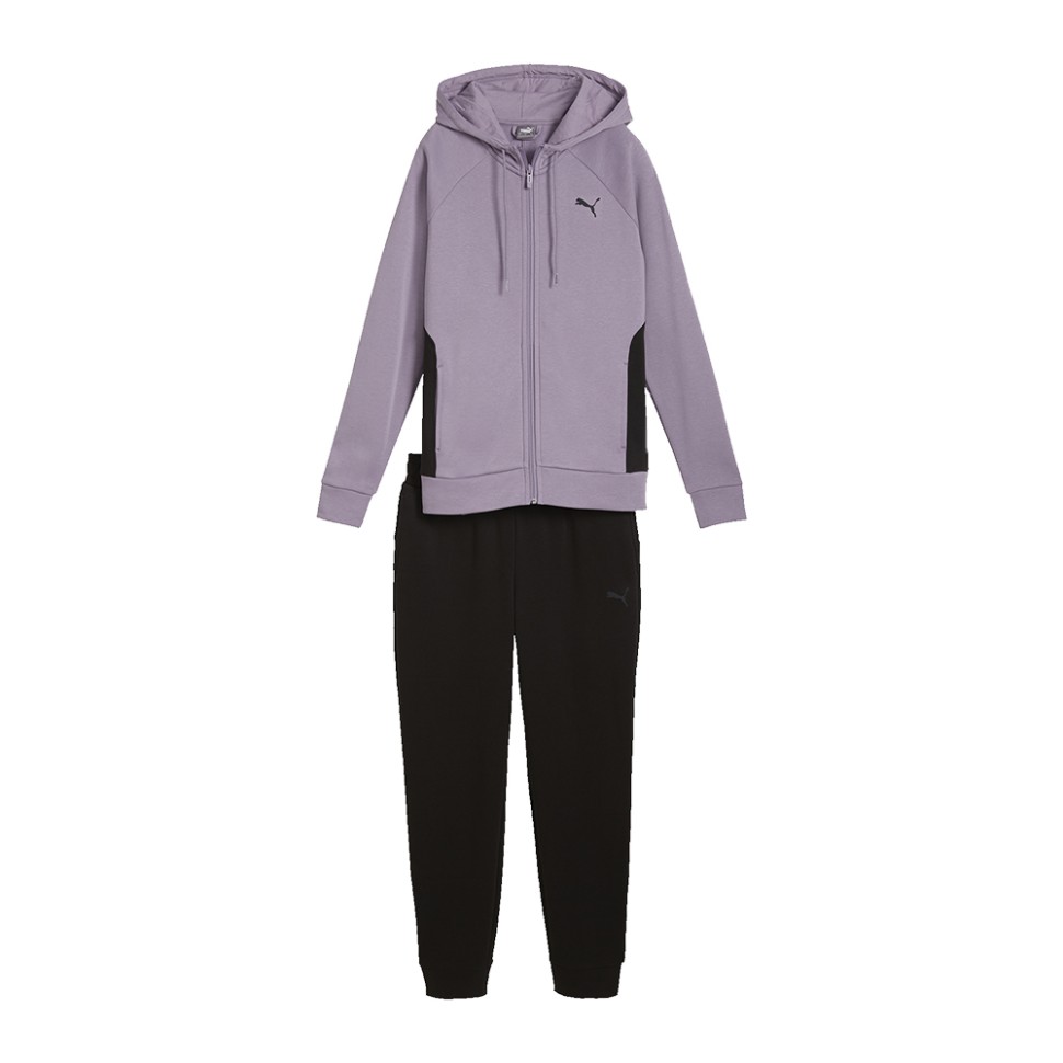 Костюм жіночий Puma Classic Hooded Tracksuit FL фіолетовий 68303530 — фото 1