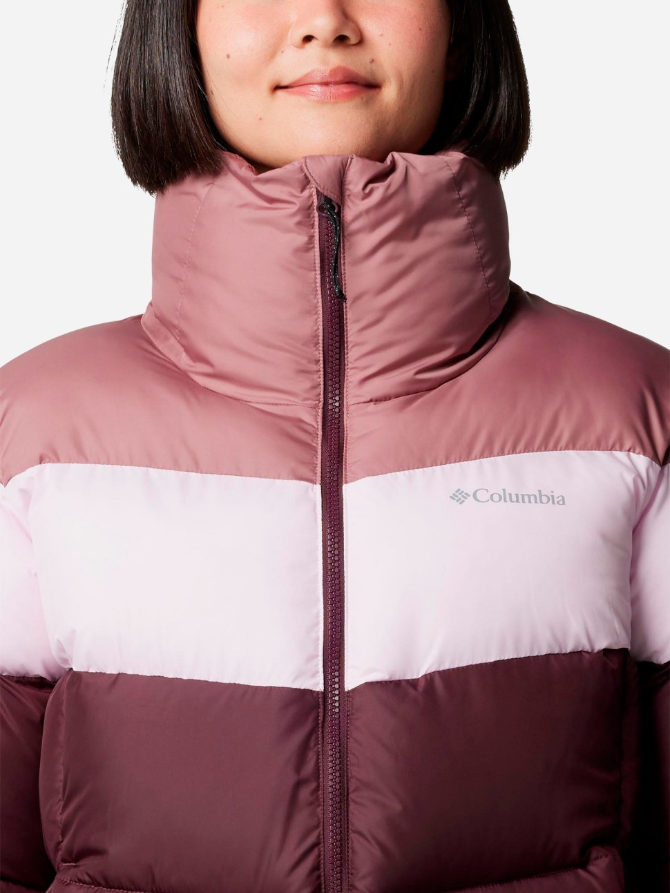 Куртка жіноча Columbia Puffect™ II Colorblock Jacket бордова 2088481-607 — фото 4