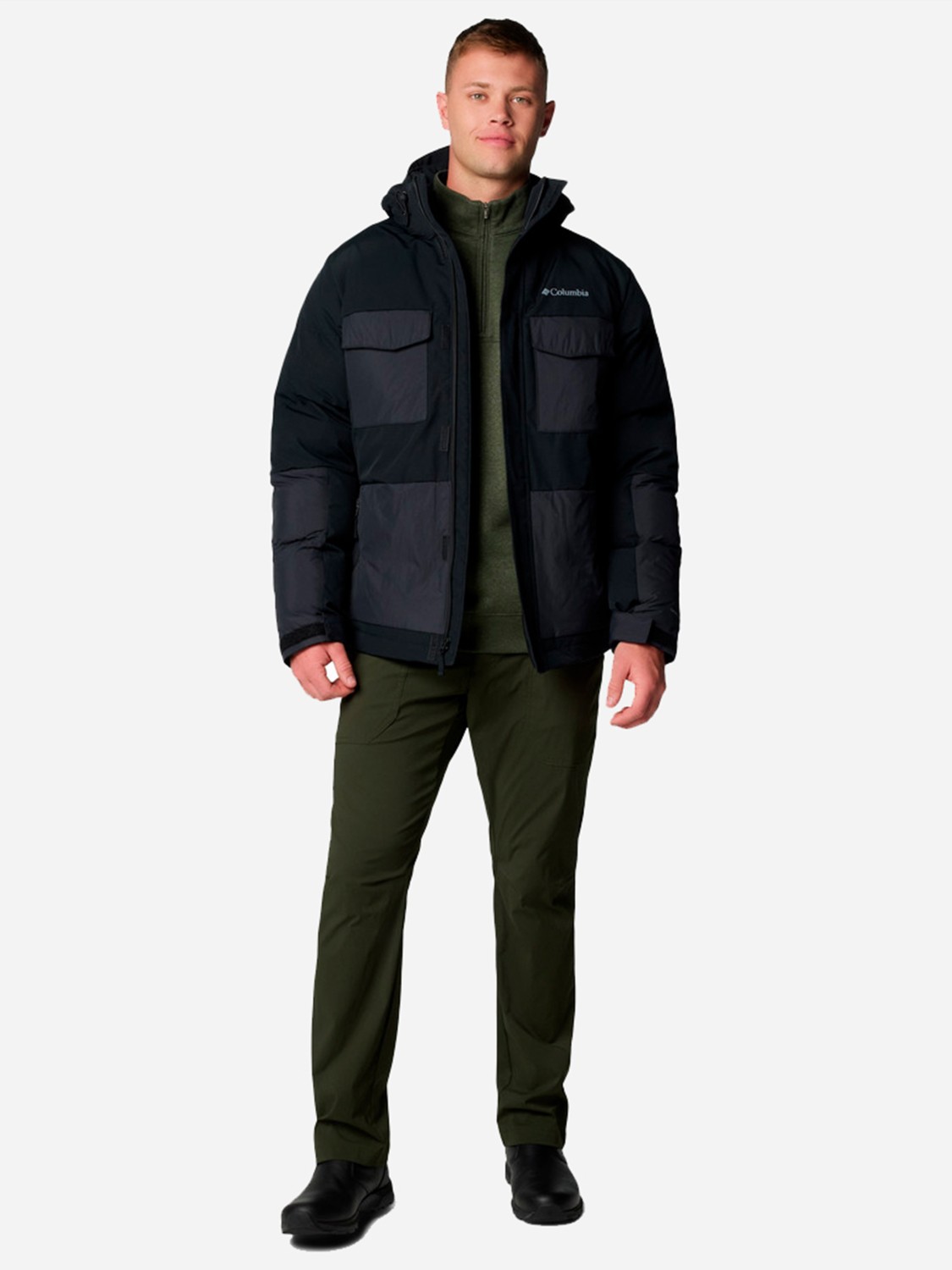 Куртка чоловіча Columbia Marquam Peak Fusion Jacket чорна 2088151-010 изображение 6