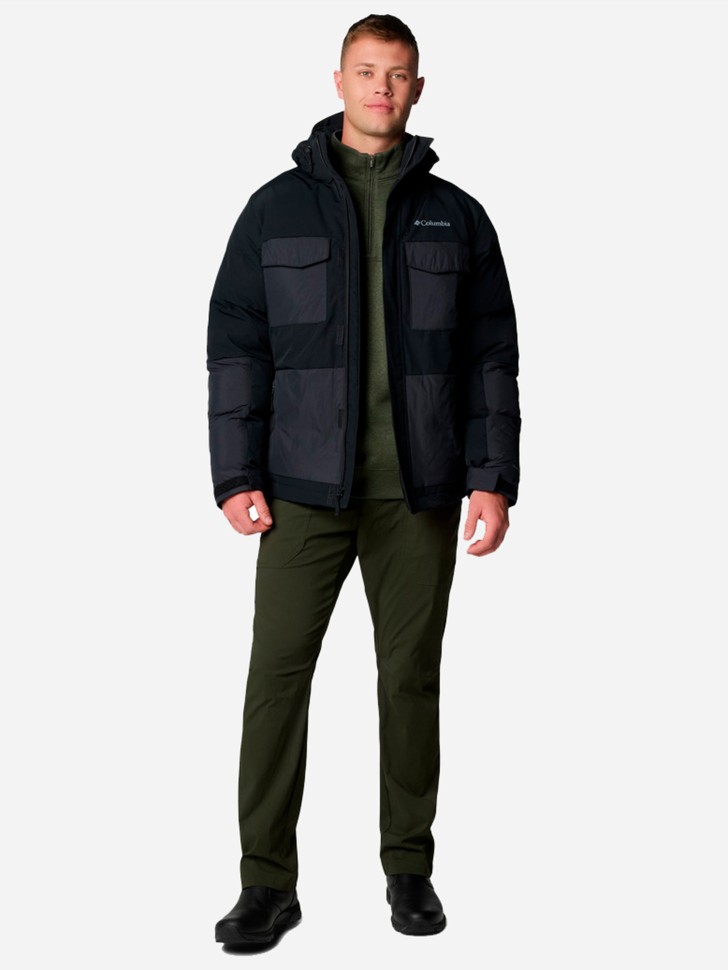 Куртка чоловіча Columbia Marquam Peak Fusion Jacket чорна 2088151-010 изображение 6