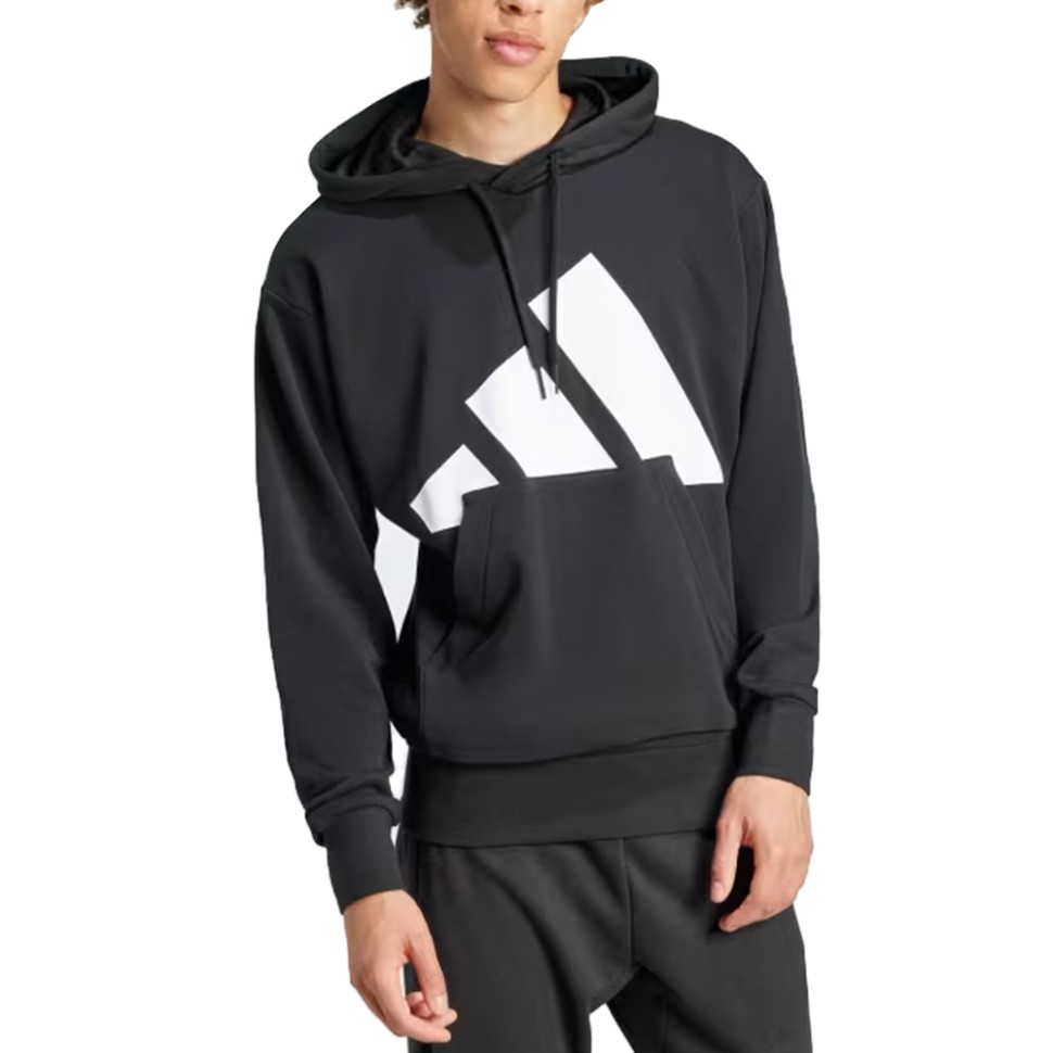 Толстовка чоловіча Adidas M BL FT HD чорна IN6164 изображение 1