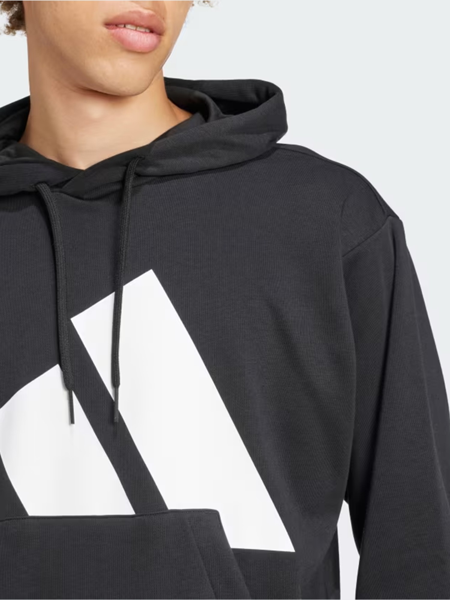 Толстовка чоловіча Adidas M BL FT HD чорна IN6164 изображение 5