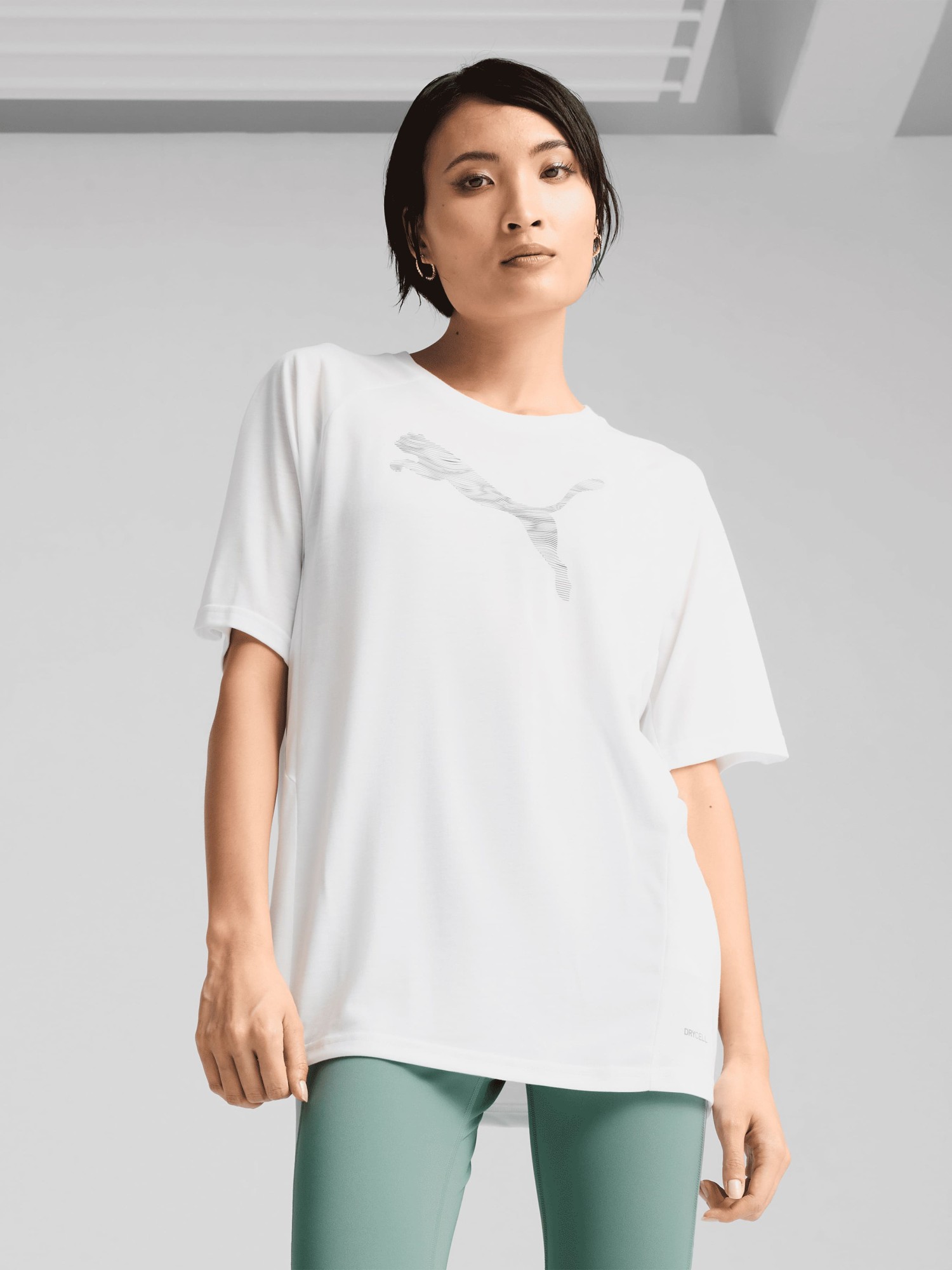 Футболка женская Puma EVOSTRIPE Relaxed Tee белая 68504802 изображение 2