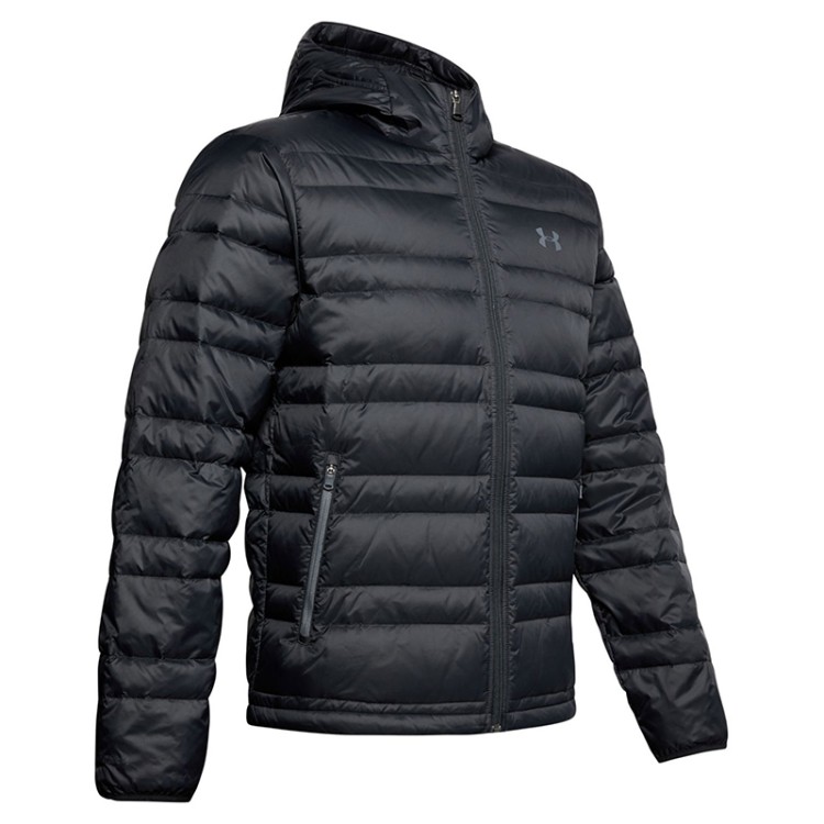 Куртка чоловіча Under Armour Down Hooded Jacket чорна 1342738-001 изображение 1