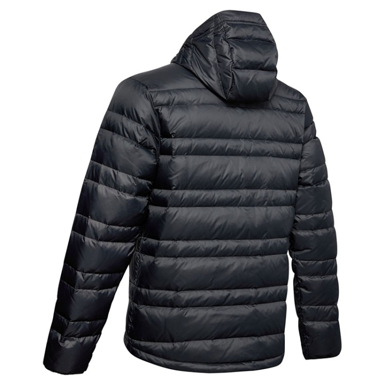 Куртка чоловіча Under Armour Down Hooded Jacket чорна 1342738-001 изображение 2