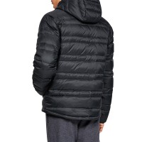 Куртка чоловіча Under Armour Down Hooded Jacket чорна 1342738-001 изображение 4
