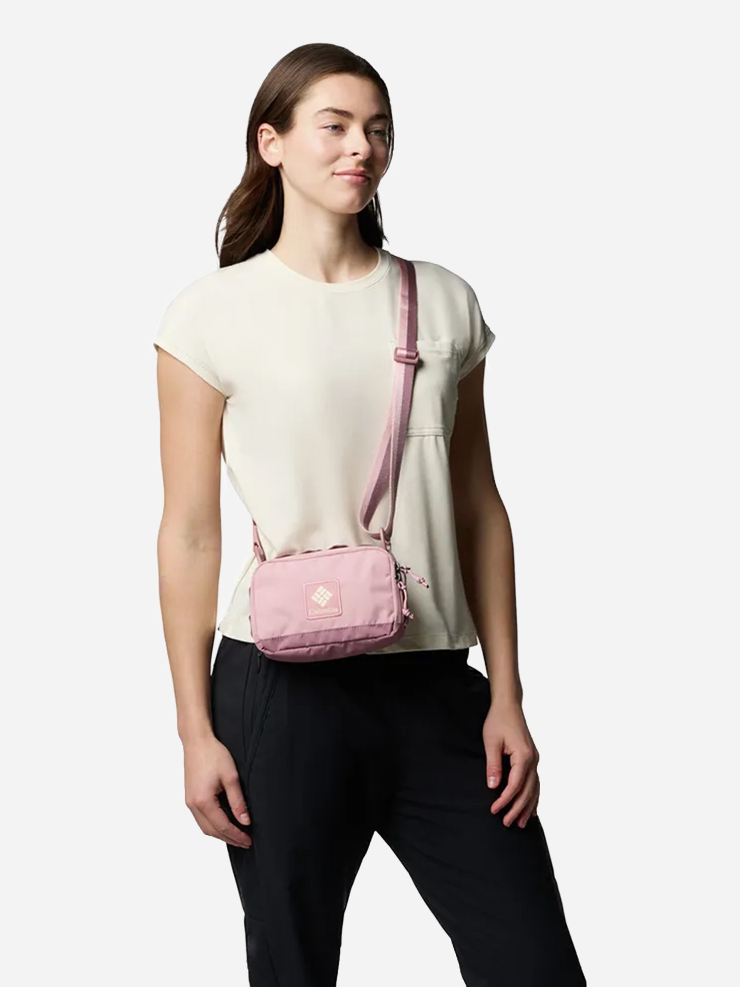Сумка Columbia Trail Traveler™ Crossbody Bag розовая 2121521-659 изображение 7