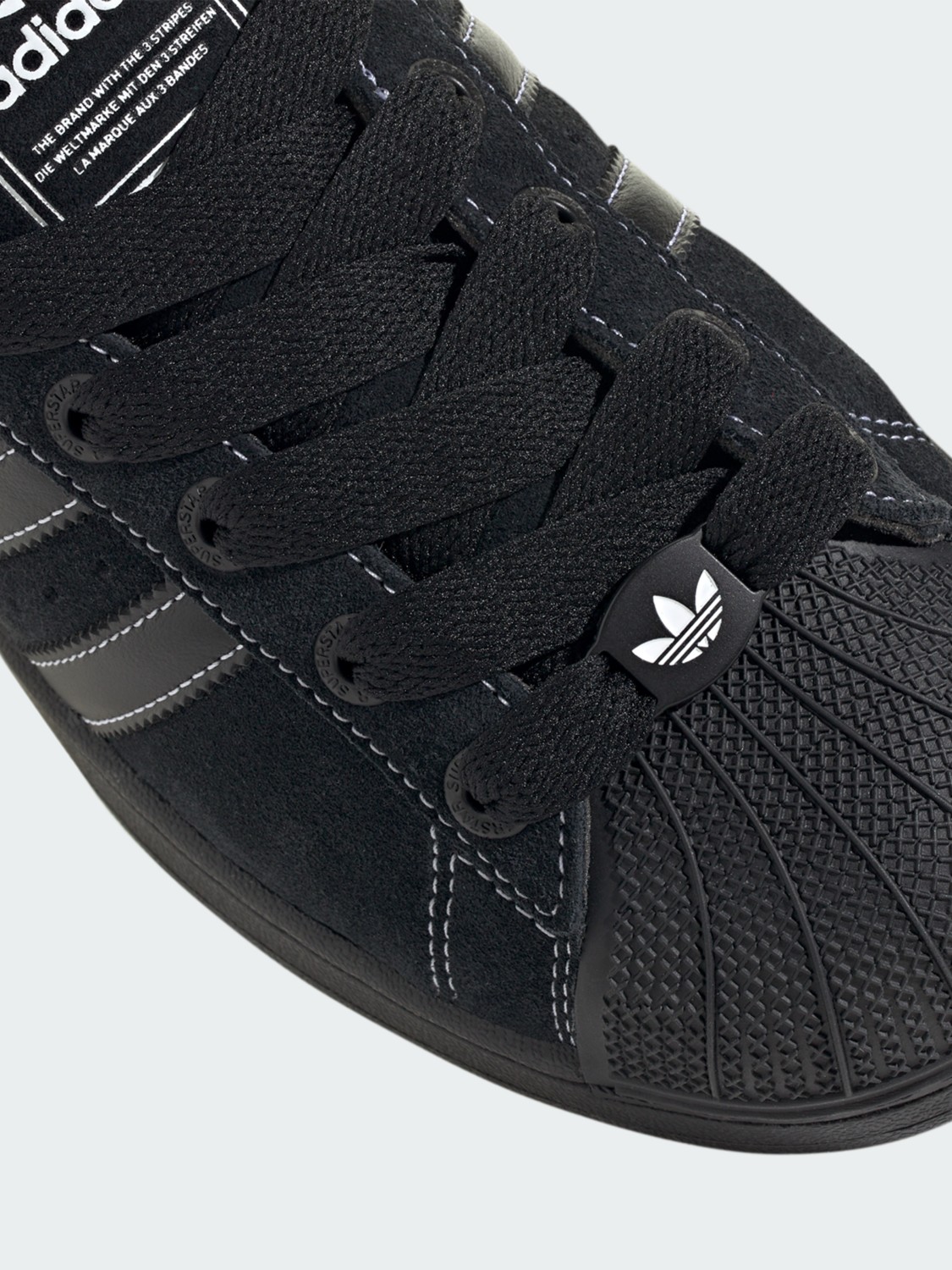 Кроссовки мужские Adidas SUPERSTAR II черные JH5470 изображение 6