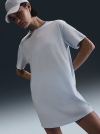 Сукня жіноча Nike W NSW ESSNTL SS DRESS TSHRT блакитна DV7882-423 изображение 3