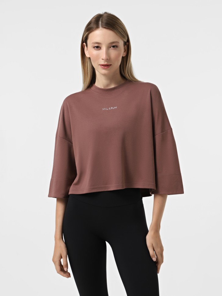 Футболка с длинным рукавом Larum Bariloche коричневая 942508-200 изображение 2