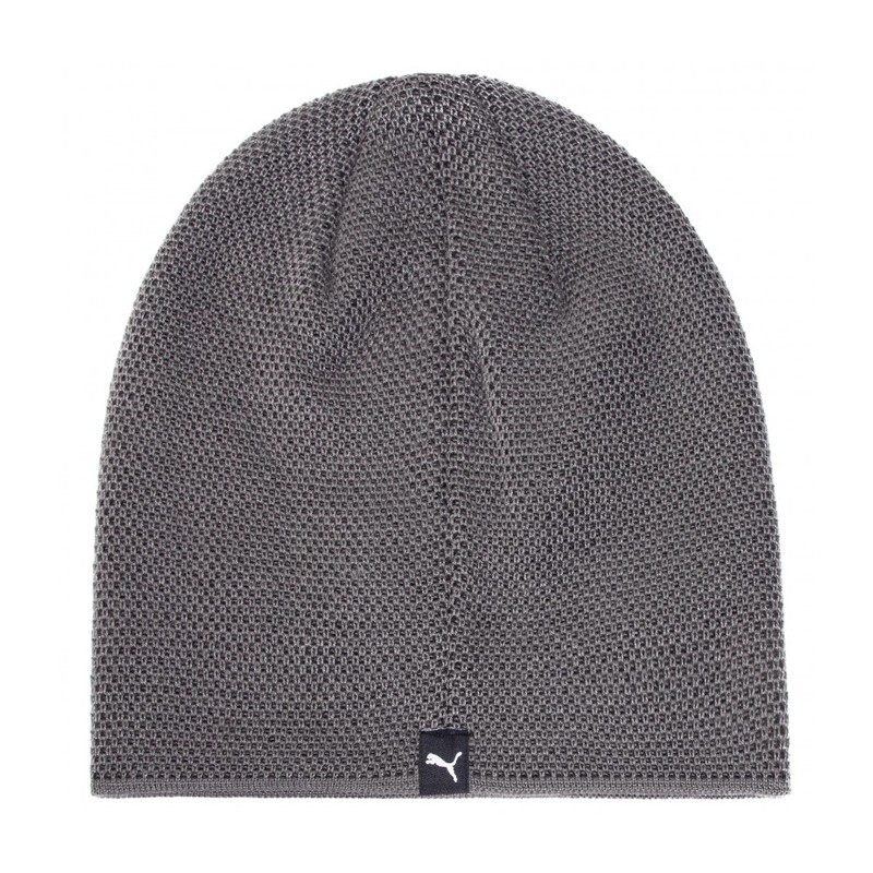 Шапка Унисекс Puma Active PUMA Beanie серая 2233303 — фото 2