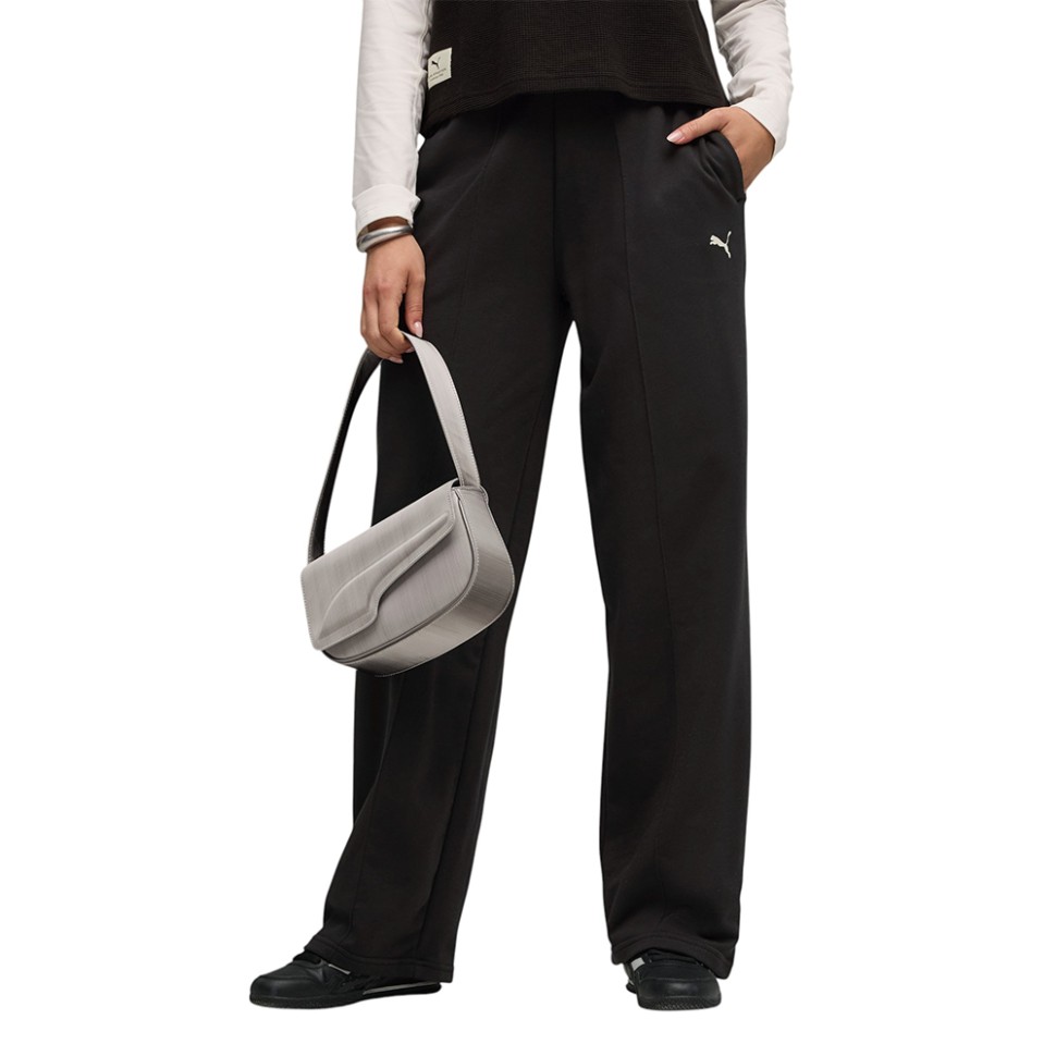 Штани жіночі Puma CLASS Comfort Pinnacle High-Waist Straight Pants TR чорні 68812901 — фото 1