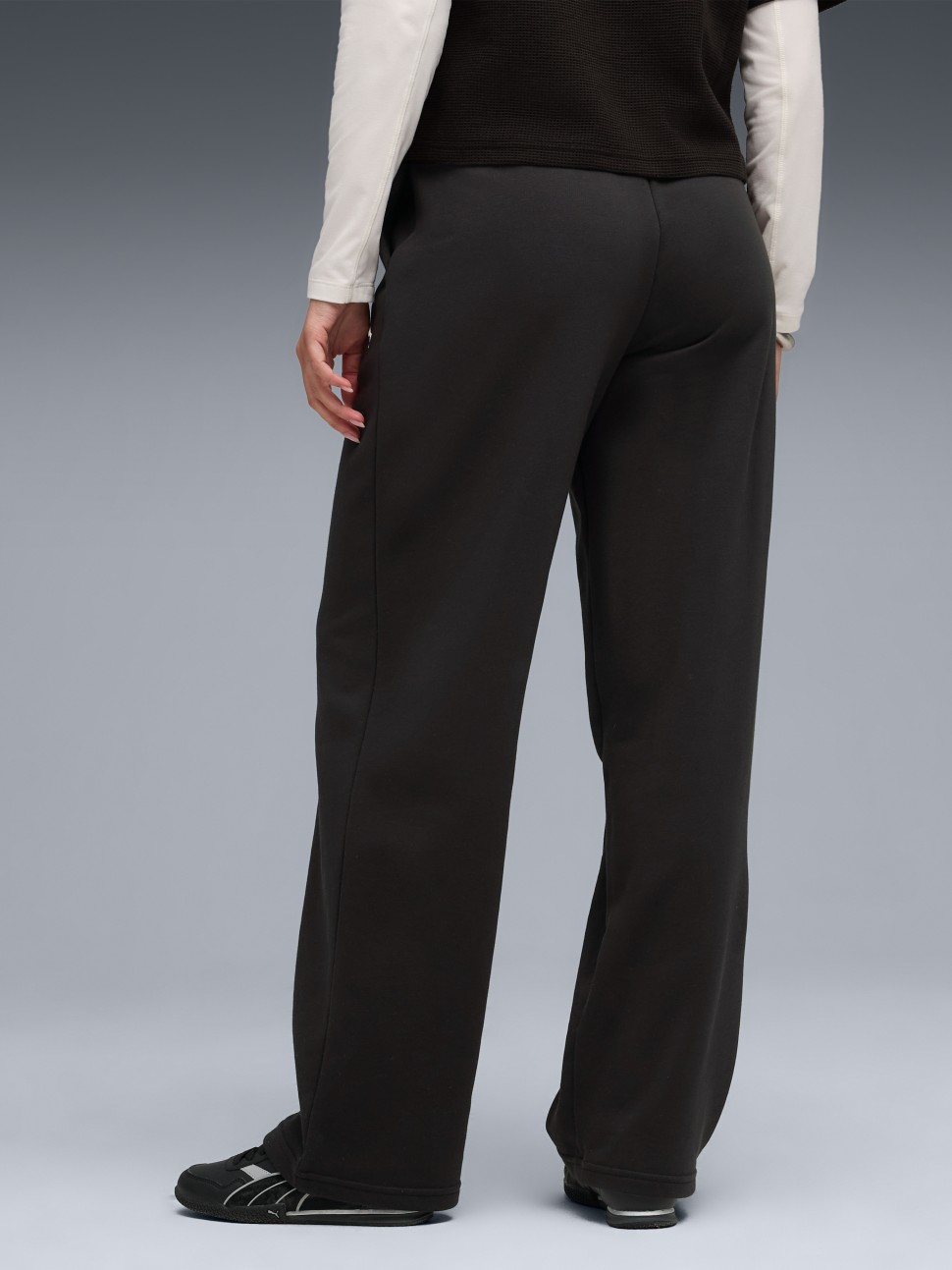 Штани жіночі Puma CLASS Comfort Pinnacle High-Waist Straight Pants TR чорні 68812901 — фото 3