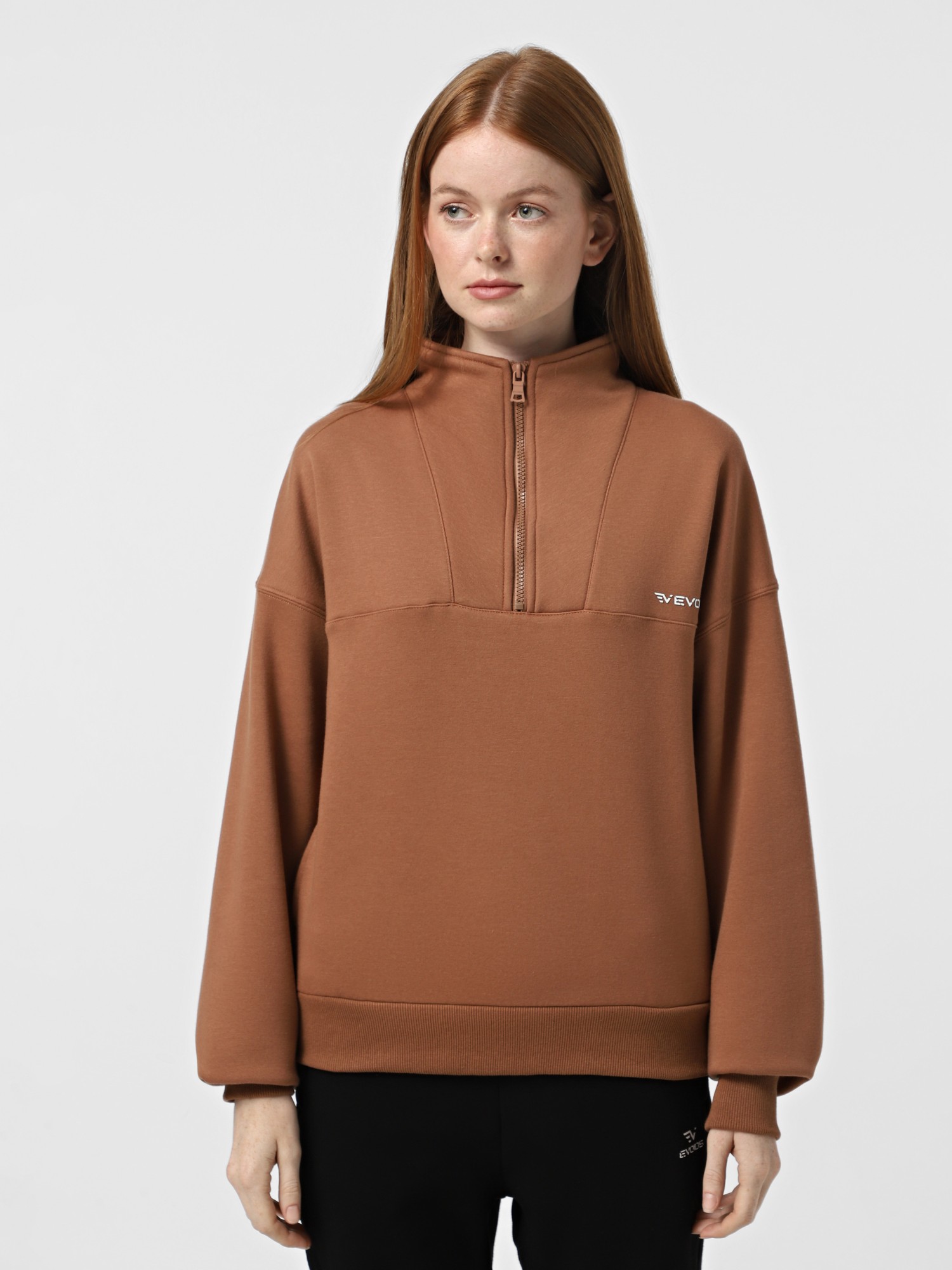 Толстовка жіноча Evoids Giselle коричнева 552554-200 изображение 2
