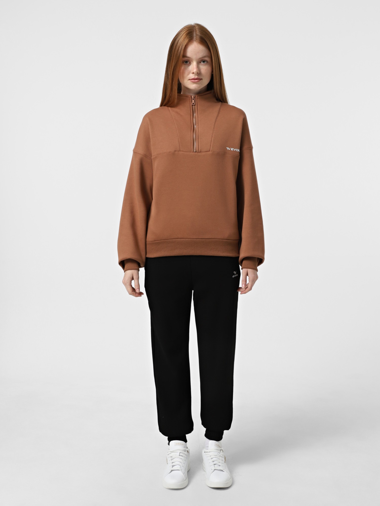 Толстовка жіноча Evoids Giselle коричнева 552554-200 изображение 6