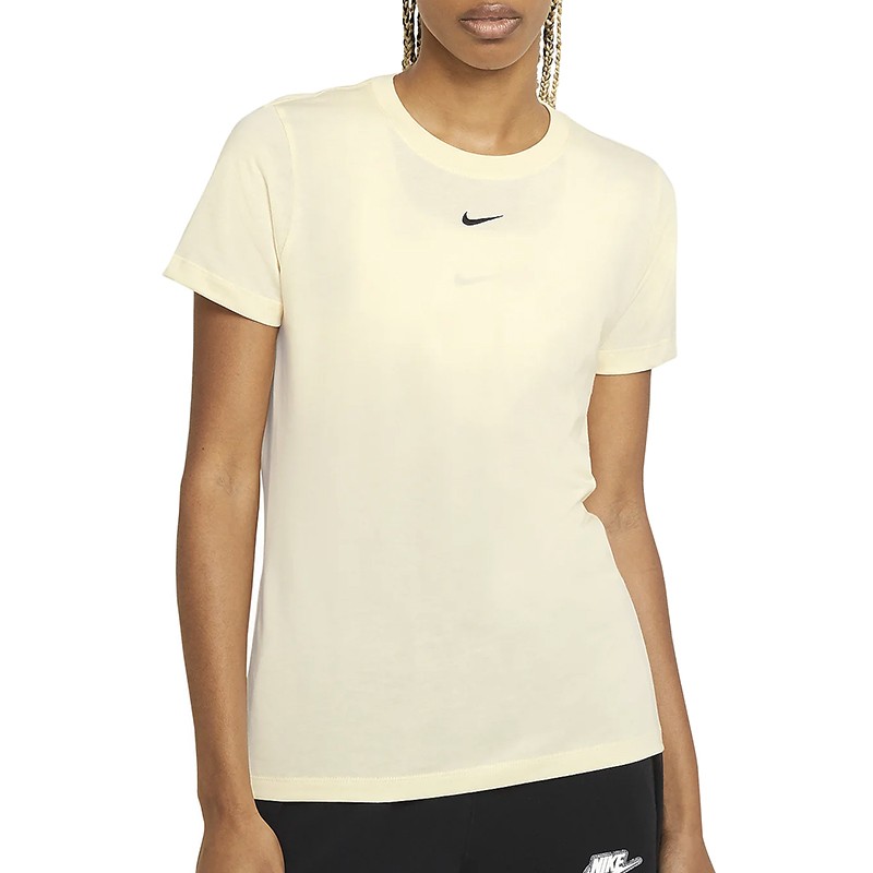 Футболка женская Nike W Nsw Essntl Tee Ss Crew Lbr бежевая CZ7339-113 изображение 1