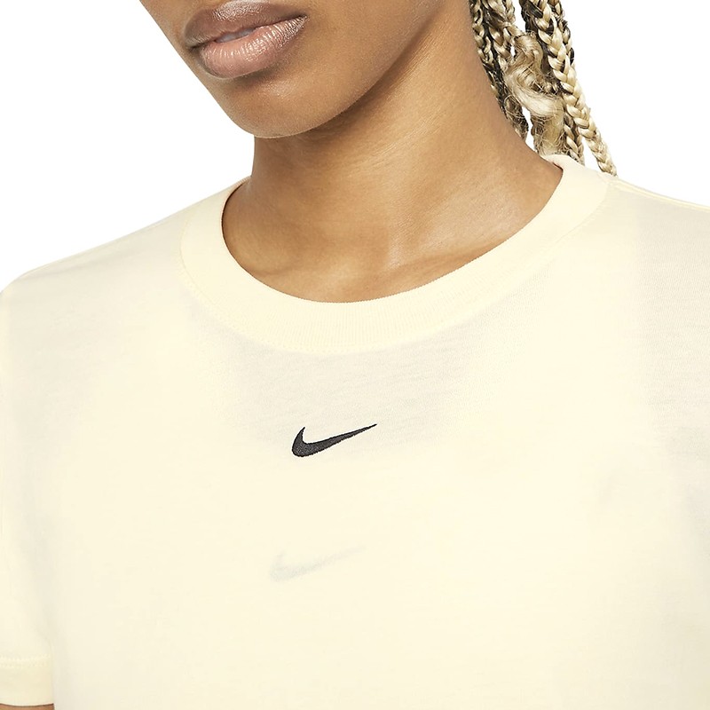 Футболка женская Nike W Nsw Essntl Tee Ss Crew Lbr бежевая CZ7339-113 изображение 3