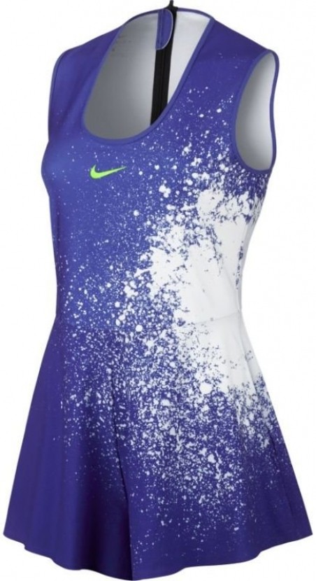 Сарафан Nike Court Power Dress Paramount Blue/White белый 830744-100 — фото 1