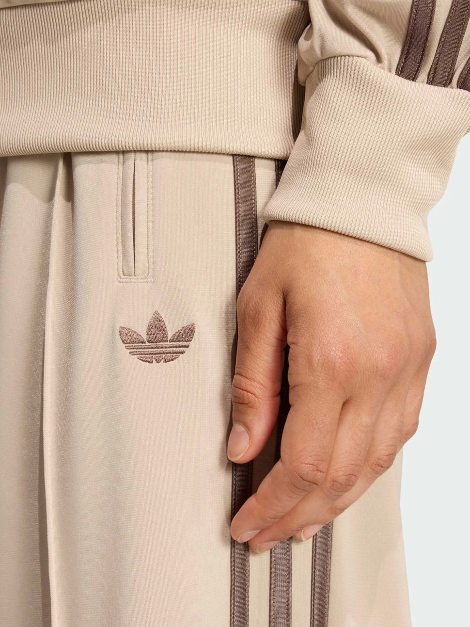 Штани жіночі Adidas FB LOOSE TP бежеві KD3660 — фото 4