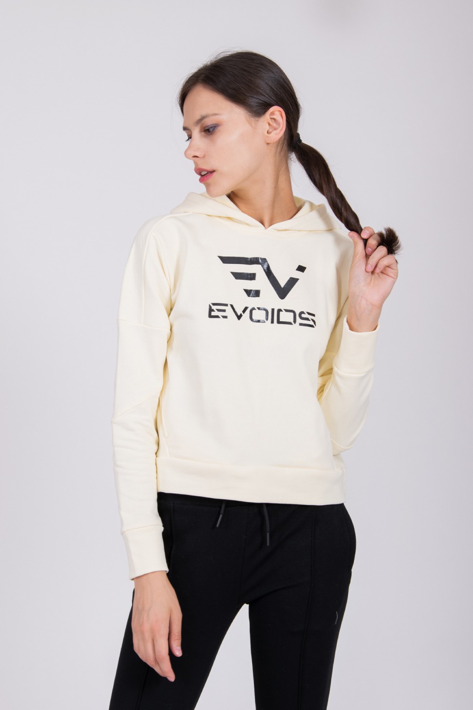 Толстовка жіноча Evoids Bellona бежева 552166-125  — фото 2
