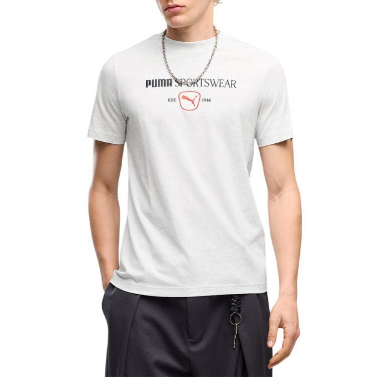 Футболка мужская Puma CLASS Graphic Tee белая 69429405 изображение 1
