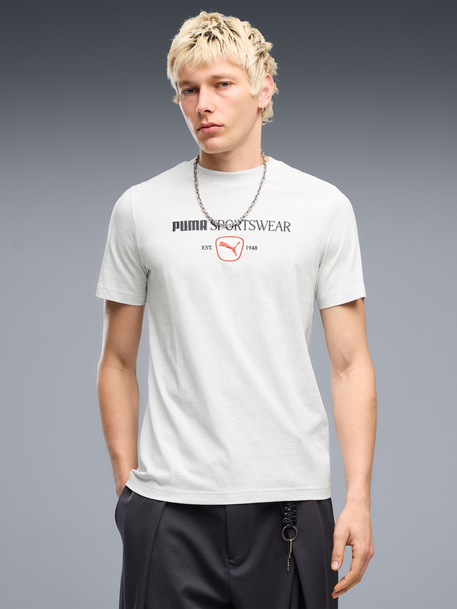 Футболка мужская Puma CLASS Graphic Tee белая 69429405 изображение 2