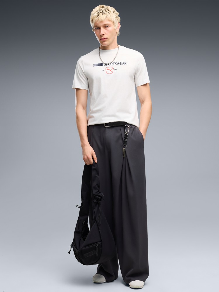 Футболка мужская Puma CLASS Graphic Tee белая 69429405 изображение 4