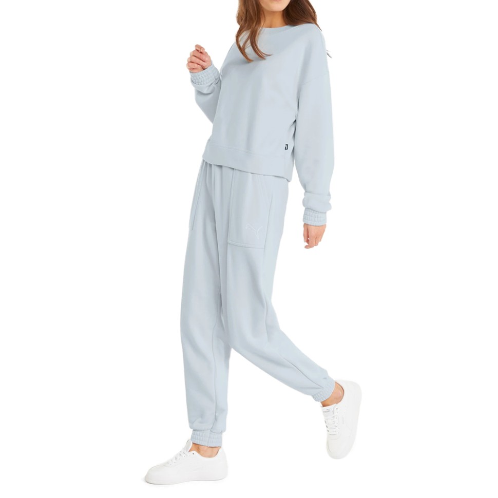 Костюм жіночий Puma Loungewear Suit блакитний 84745821 — фото 1